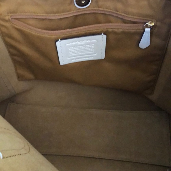 Authentic NWOT leather Coach purse - Picture 6 of 8